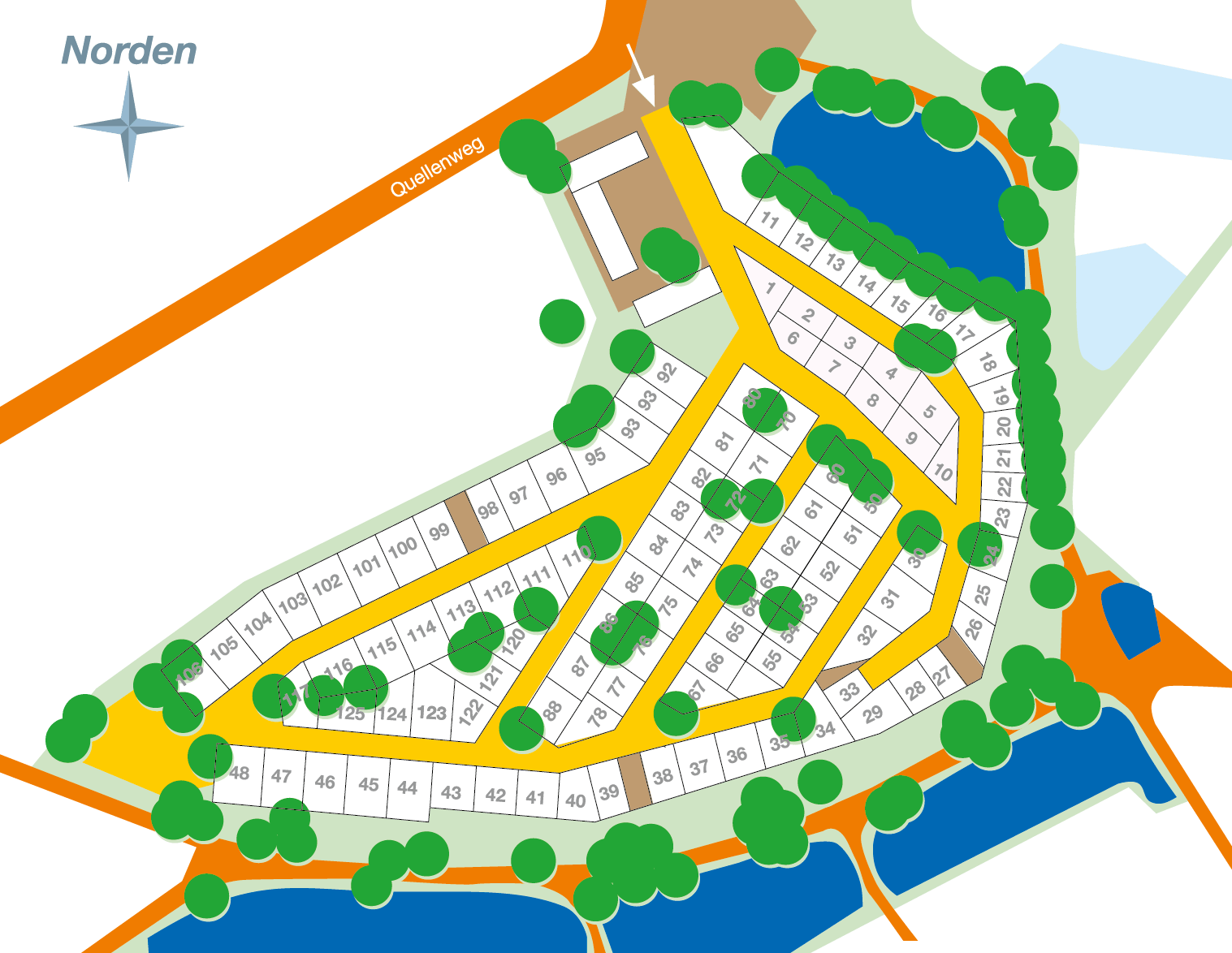 Lageplan Campingplatz Harsefeld